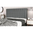 Ver imagem 7 de Cabeceira Cama Box Solteiro 90cm Carla Suede Cinza e Frame