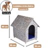 Casa Ecológica N4 Casinha Cachorro Madeira Reciclada Pet Cão - 2