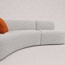 Ver imagem 6 de Sofa Curvo Virginia 3 Modulos Boucle Moscow Design Orgânico