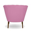 Ver imagem 4 de Poltrona Pétala Flor Decorativa Suede Rosê