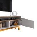 Ver imagem 7 de Rack para TV até 75 Polegadas 180cm Pés em Madeira Maciça Ilhabela Cinza
