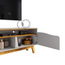Ver imagem 5 de Rack para TV até 75 Polegadas 180cm Pés em Madeira Maciça Ilhabela Cinza