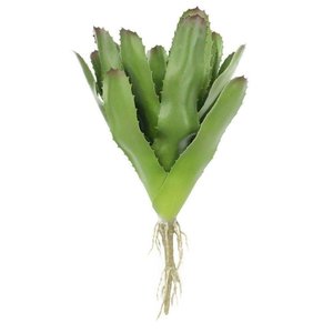 Kit 6 Bromélia Planta Artificial Plástico 34,5cm.