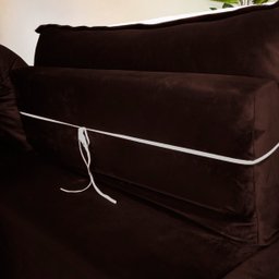 Capa Protetor de Sofá Retrátil Impermeável 3 Lugares Assento 1,80m Face Única 2 Módulos:Vermelha - 4
