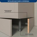 Ver mais imagens de Cozinha Modulada Compacta Americana 2 Peças com Balcão para Pia Unna Griss