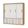 Guarda-roupa 3 Portas Correr 9 Gavetas Anjos - 3