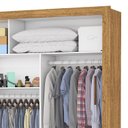 Ver imagem 6 de Guarda-roupa 3 Portas Correr 9 Gavetas Anjos