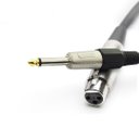 Ver imagem 1 de Cabo de Áudio P10 X Xlr Fêmea - 5 Metros - Áudio Nitido