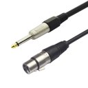 Ver imagem 3 de Cabo de Áudio P10 X Xlr Fêmea - 5 Metros - Áudio Nitido