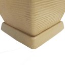 Ver imagem 3 de Prato Base Quadrado para Vaso de Planta em Polietileno 22 Cm