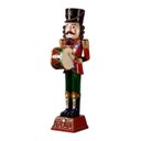 Ver imagem 1 de Quebra Nozes Boneco Soldado Natal Natalino Luzes Som Tambor Led Decoraçao Cenario Espaço Casa Loja S