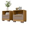 Kit com 2 Mesas de Cabeceira Eden 51cm X 38cm X 45cm - 2