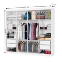 Ver imagem 5 de Guarda-Roupa Stanley 8 Portas 4 Gavetas com Espelho Branco
