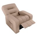 Ver imagem 1 de Poltrona Reclinável Mx-7 Azera do Papai Suede Confortável Bege Loja Sheep