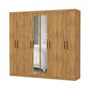 Ver imagem 3 de Guarda-Roupa Stanley 8 Portas 4 Gavetas Plus Marrom/Cinamomo