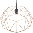 Ver imagem 5 de Pendente Aramado Estádio Grande Cabo 2M Luminária Lustre Teto Moderno Retrô Vintage Cobre Rose Gold 