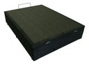 Ver imagem 2 de Base Box Baú Casal 138 X 188 Suede com Pistão Gás So1clique Cor Preto