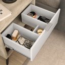 Ver imagem 4 de Mesa de Cabeceira 1 Gaveta 45cm x 60cm Branco