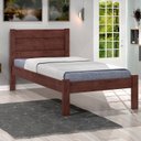 Ver imagem 1 de Cama Solteiro Prisma Solt 94,5cm x 196cm Marrom/Capuccino