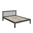 Ver imagem 4 de Cama de Casal Júlia de Madeira Maciça com Lastro Cinza/Charcoal