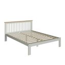 Ver imagem 4 de Cama de Casal Júlia de Madeira Maciça com Lastro Verde/Frost/Oak