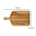 Ver imagem 3 de Tábua de Madeira Teca para Churrasco com Pegador - Stolf