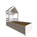 Ver mais imagens de Cama Infantil Lara com Gavetas 157cm x 153cm Branco