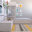 Ver imagem 5 de Cama Infantil Lara com Gavetas 157cm x 153cm Branco