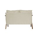 Ver imagem 3 de Namoradeira Marilia Decorativa Recepção - Linho Bege