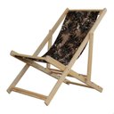 Ver imagem 1 de Cadeira Espreguiçadeira Dobrável Madeira Maciça Natural