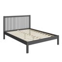 Ver imagem 4 de Cama de Casal Lucy de Madeira Maciça com Lastro Cinza/Charcoal