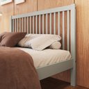 Ver imagem 5 de Cama de Casal Lucy de Madeira Maciça com Lastro Verde/Frost