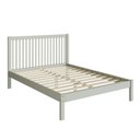 Ver imagem 4 de Cama de Casal Lucy de Madeira Maciça com Lastro Verde/Frost