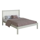 Ver imagem 2 de Cama de Casal Lucy de Madeira Maciça com Lastro Verde/Frost
