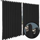 Ver imagem 2 de cortina para apartamento varao Turin 2,80 x 2,40 preto