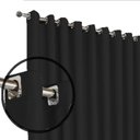 Ver imagem 3 de cortina para apartamento varao Turin 2,80 x 2,40 preto