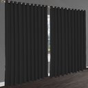 Ver imagem 1 de cortina para apartamento varao Turin 2,80 x 2,40 preto