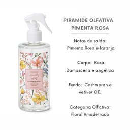 Agua Aromática Pimenta Rosa 500ml Greenswet - 3