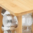 Ver imagem 4 de Jogo de Porta Condimentos Giratório Bambus 9 Peças - Home Style