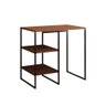 Aparador Bar Buffet Adega Industrial Bourbon 95cm - Preto/carvalho - 2