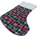 Ver imagem 3 de Enfeite Natalino Meia de Natal Decorativo Artesanal de 45cm