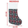 Enfeite Natalino Meia de Natal Decorativo Artesanal de 45cm - 2