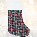 Ver imagem 4 de Enfeite Natalino Meia de Natal Decorativo Artesanal de 45cm