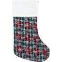 Ver imagem 1 de Enfeite Natalino Meia de Natal Decorativo Artesanal de 45cm