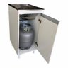 Balcão de Lavanderia 100% Mdf para Bujão de Gás Tanque Inox - 1