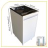 Balcão de Lavanderia 100% Mdf para Bujão de Gás Tanque Inox - 3