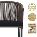 Ver imagem 3 de Mesa e 6 Cadeiras e Noronha Preto E12 Trama Original Marrom