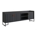 Ver imagem 3 de Rack Ripado Moderno para TV até 60 Polegadas 160cm Trendy