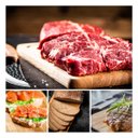 Ver imagem 5 de Tábua de Corte para Carnes e Legumes Bambu com Cabo 33x18x1,2cm - Wp Connect Tabua de Corte com Cabo