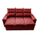 Ver imagem 5 de Sofá 3 Lugares Retrátil e Reclinável 2,00m Cama Inbox Smal com Bordado Pantográfico Suede